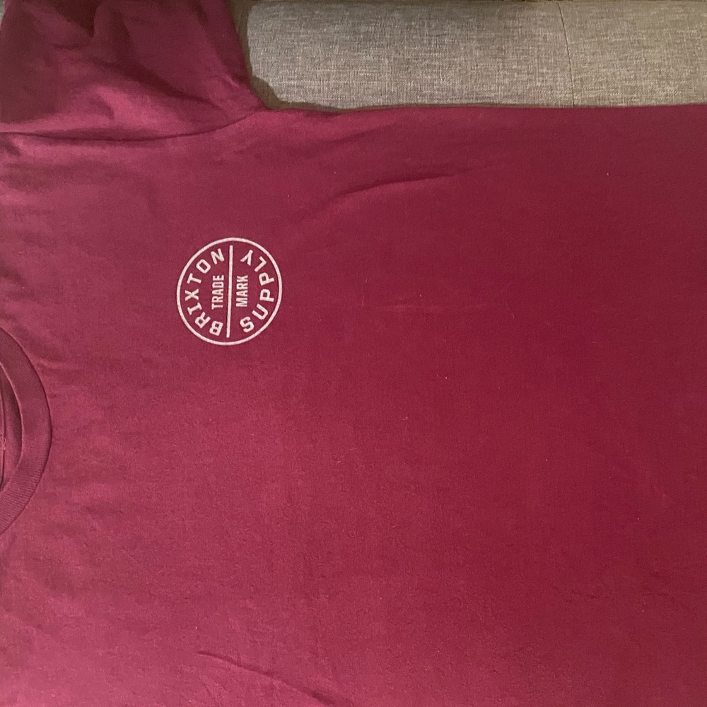Brixton Men’s Small T Shirt Maroon